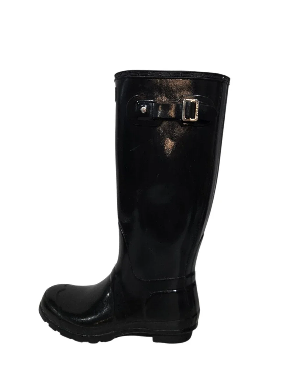Hunter Black Gloss Tall Boots